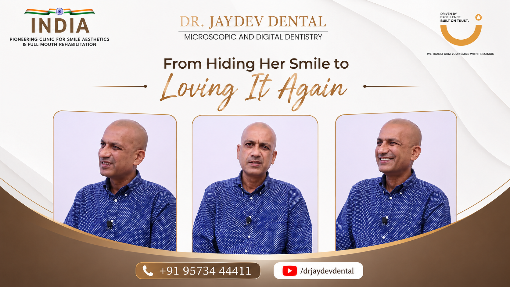 From Hiding Her Smile to Loving It Again | Jaydev Dental From Hiding Her Smile to Loving It Again