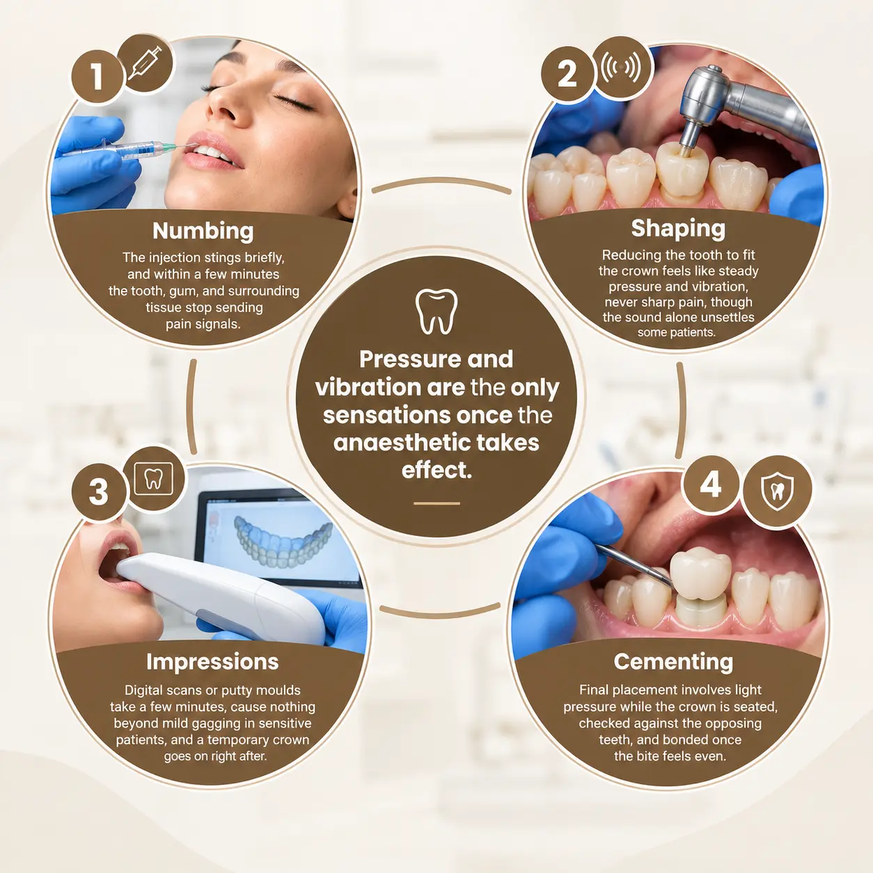 Dental Crown Sensations Infographic